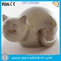 Ceramic poor small decorate desk Cat Statue wholesale